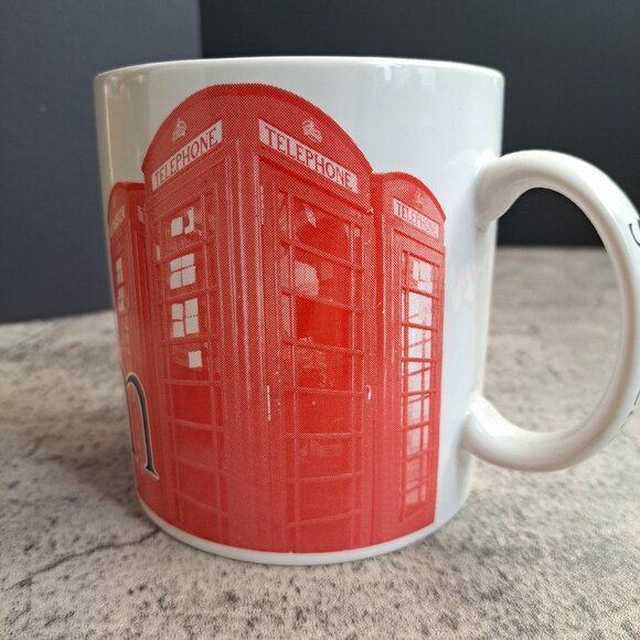 Starbucks United Kingdom 1999 City Mug Collector Series Phone Booth England - Picture 3 of 11